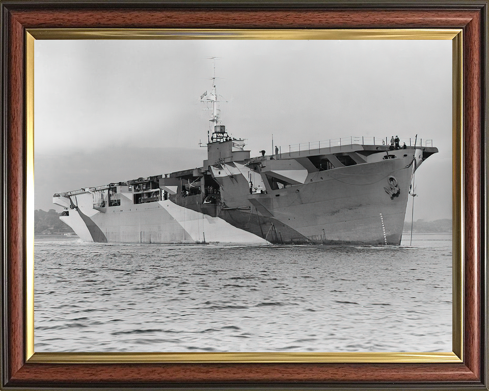 HMS Activity D94 Royal Navy escort carrier Photo Print or Framed Print - Hampshire Prints