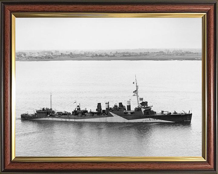 HMS Churchill I45 Royal Navy Town class Destroyer Photo Print or Framed Print - Hampshire Prints