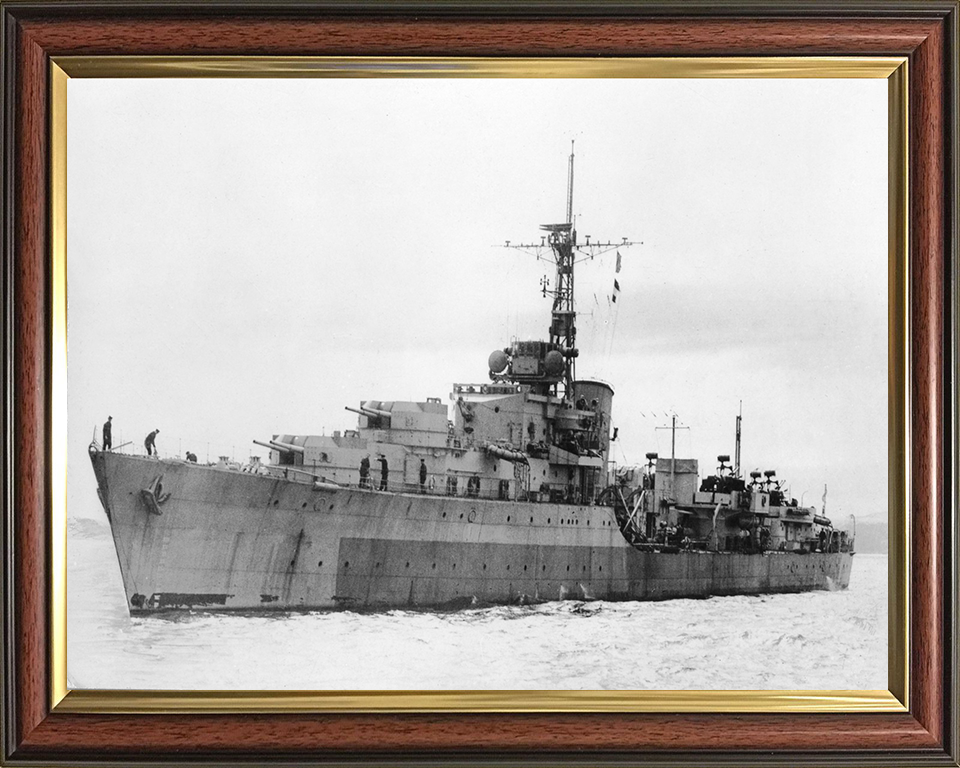 HMS Camperdown D32 Royal Navy Battle class destroyer Photo Print or Framed Print - Hampshire Prints