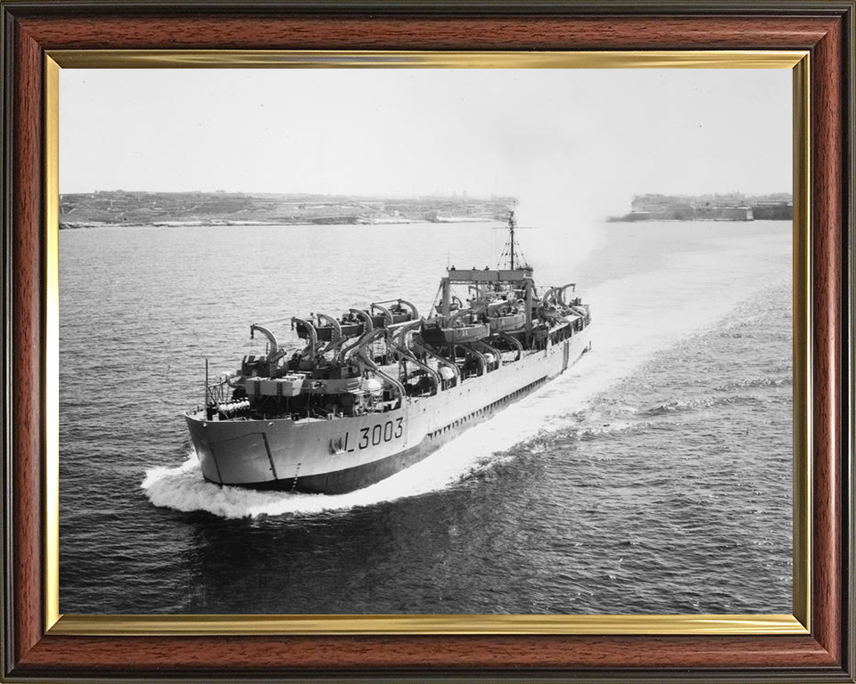 HMS Anzio L3003 Royal Navy tank landing craft Photo Print or Framed Print - Hampshire Prints