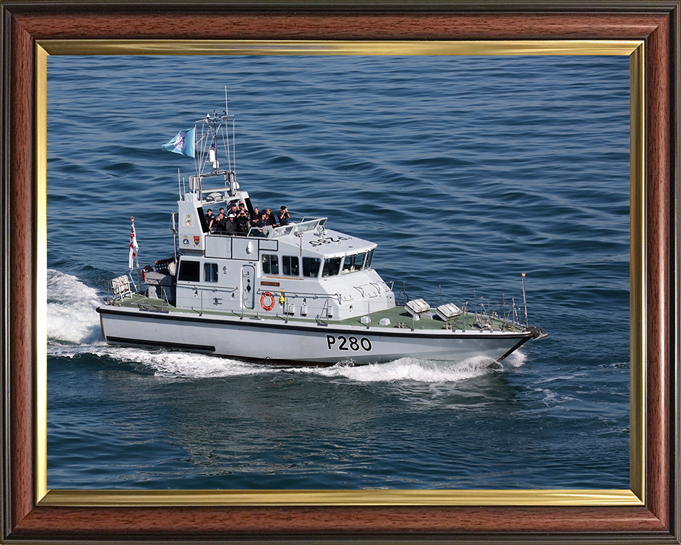 HMS Dasher P280 | Photo Print | Framed Print | Archer Class | P2000 | Patrol Vessel | Royal Navy - Hampshire Prints