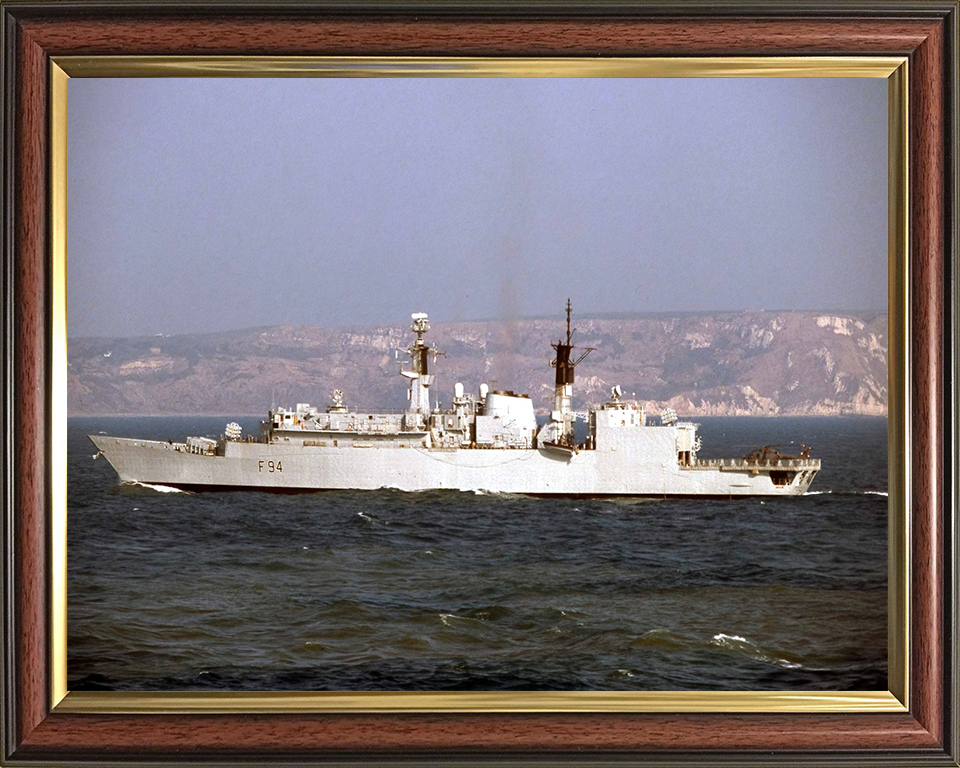 HMS Brave F94 Royal Navy Type 22 Frigate Photo Print or Framed Print - Hampshire Prints