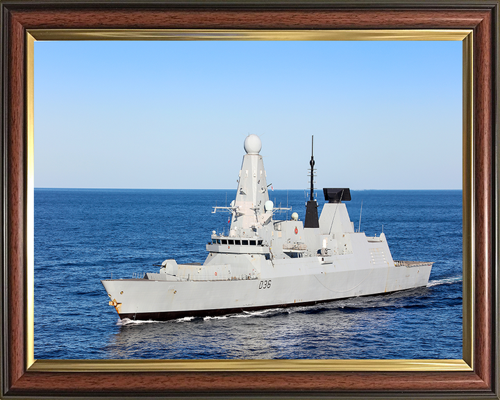 HMS Defender D36 Royal Navy Type 45 Destroyer Photo Print or Framed Photo Print - Hampshire Prints