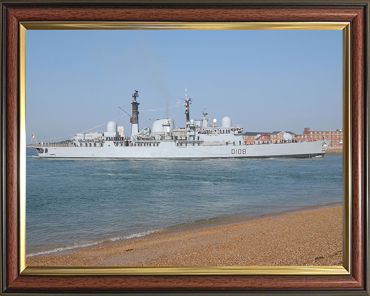 HMS Cardiff D108 | Photo Print | Framed Print | Poster | Type 42 | Destroyer | Royal Navy - Hampshire Prints