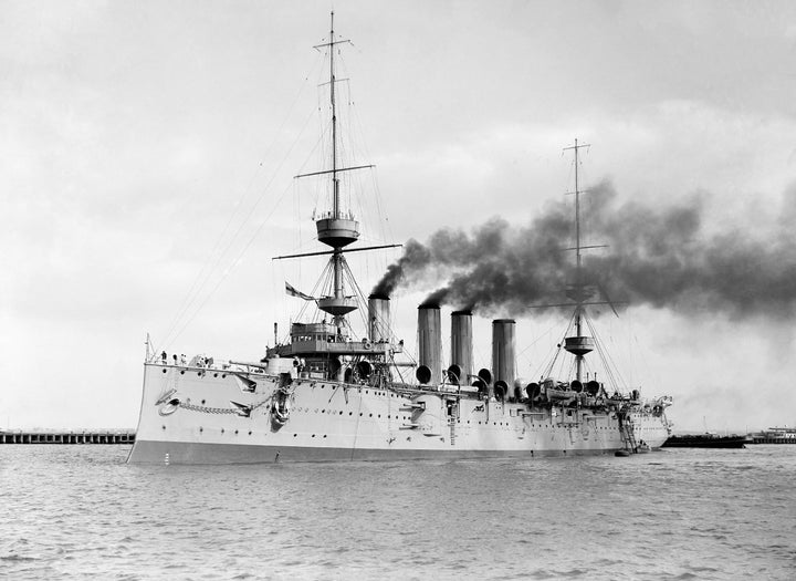 HMS Powerful (1895) Royal Navy Danae Powerful cruiser Photo Print or Framed Photo Print - Hampshire Prints